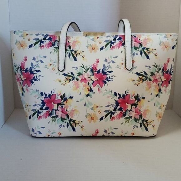 Aldo Floral Shoulder Bag Handbag Purse Satchel Vegan Leather WOMEN'S WOMAN'S - Picture 4 of 16